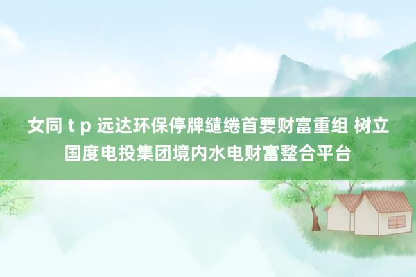 女同 t p 远达环保停牌缱绻首要财富重组 树立国度电投集团境内水电财富整合平台
